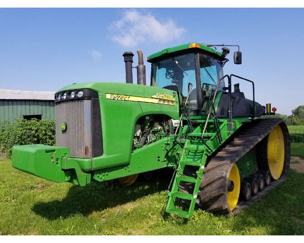 JD 9520T tractor, newer tracks, 4644 hours. Andrew (309) 224-3900
